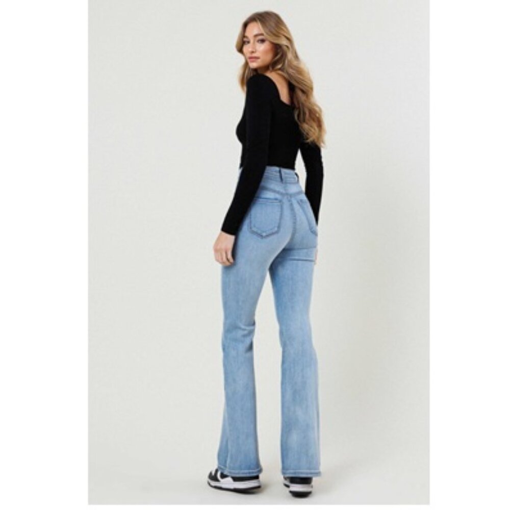 Vibrant M.i.U High Waist Flare Jeans - EP2111LS - Size 5/26 - Picture 5 of 5